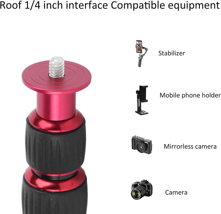 Manbily Kamera Monopod Stativ Verlängerung Stange LR255 Aluminium Legierung Monti Erbares Monopod Ro