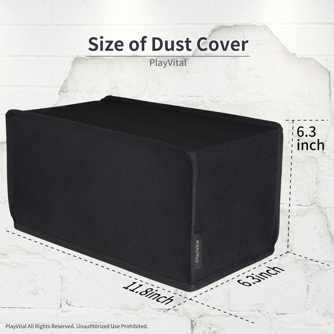 PlayVital Horizontale Staubschutze Hülle für Xbox Series X Konsole,Spritzwasserdichte Tasche Cover S