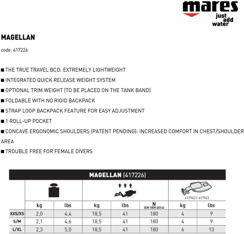 Mares Unisex-Adult Magellan Wetsuit L grau, L grau