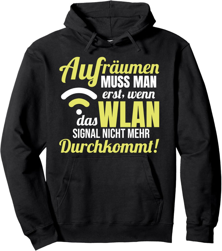 WLAN Spruch IT Internet Programmierer Informatiker Pullover Hoodie