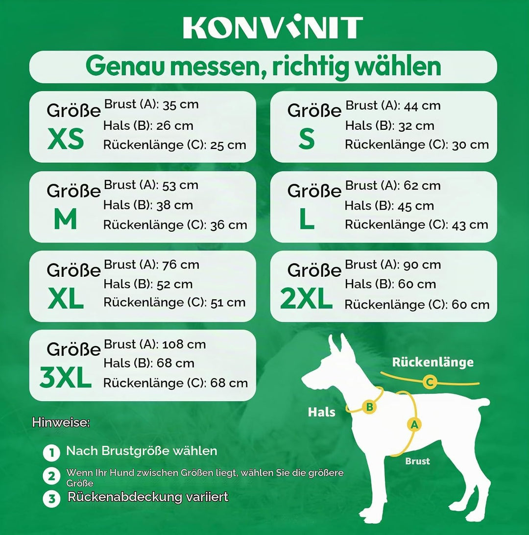 Hundemantel mit Geschirr für grosse Hunde,Wasserdichter Wintermantel mit Integriertem Geschirr, refl