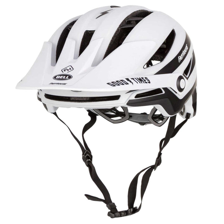 BELL Unisex -Erwachsene Sixer MIPS Fahrradhelm L mat white/black Fasthouse, L mat white/black Fastho