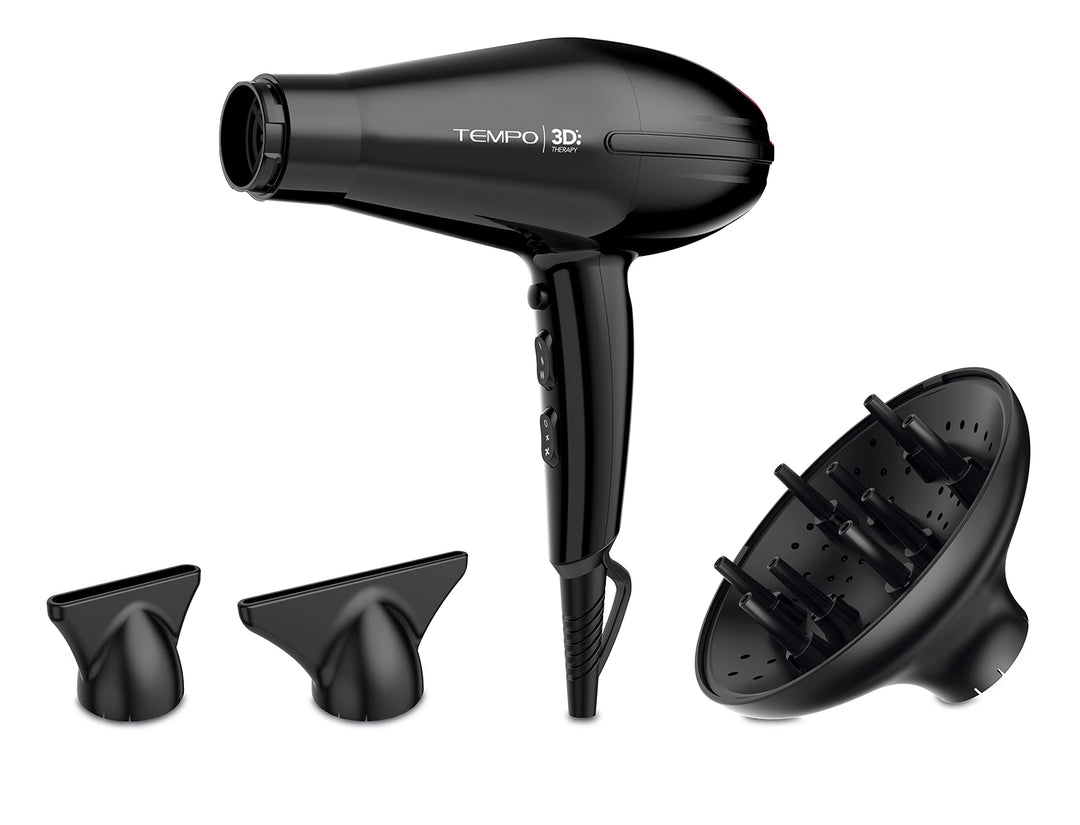 Gama Italy Professional Phon Tempo Ceramic Ion - 2200 W Leistung, Langlebiger AC-Motor, Ionen-Techno