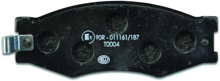 HELLA PAGID 8DB 355 005-621 Bremsbelagsatz - T0004 - Dicke/Stärke: 17mm - Bremssystem: Akebono - mit