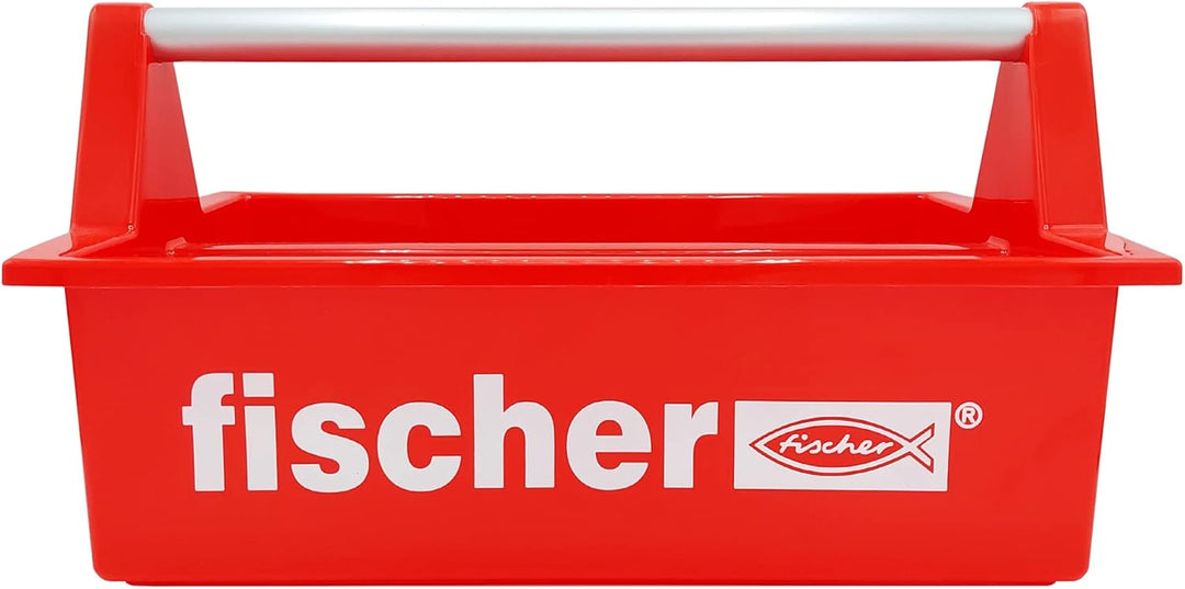 fischer Werkzeugkasten, der robuste und geräumige Werkzeugkoffer für professionelle Handwerker und p