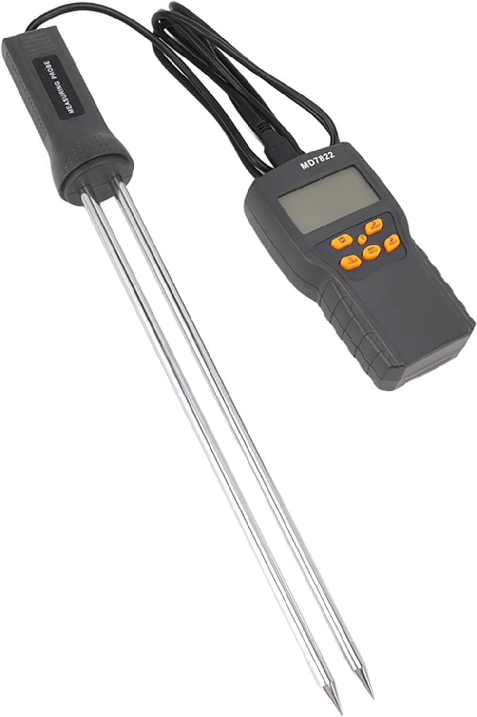 Okuyonic Feuchtigkeitsmesser, klares LCD-Display, fehlerfreier Feuchtigkeitsmesser für Lebensmittel,