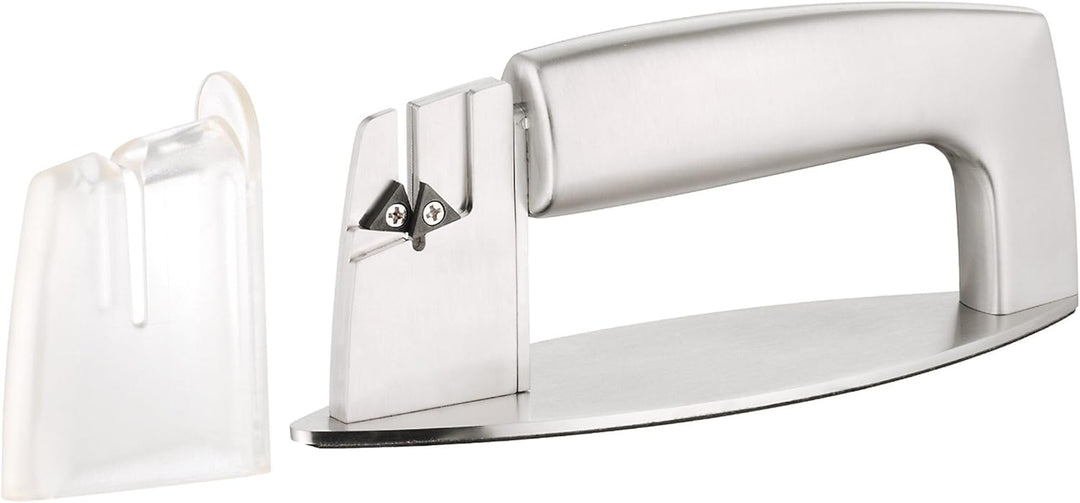 WMF Gourmet Messerschärfer, Schleifscheiben Hartmetall, Messerschleifer, Cromargan Edelstahl, Kunsts