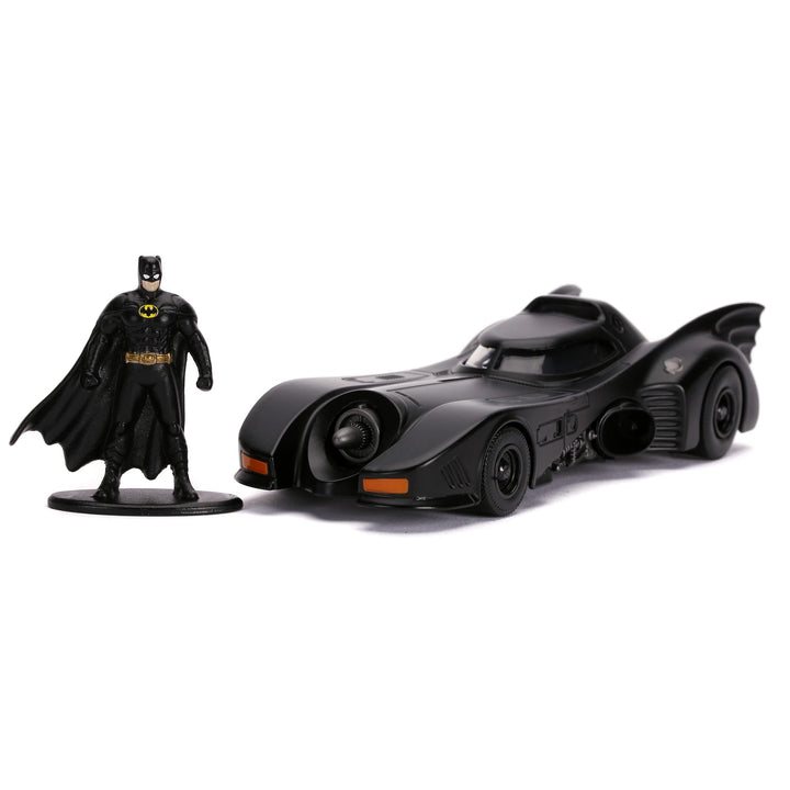 Jada Toys Batman 1989 Batmobile, Spielzeugauto aus Die-cast, Die-Cast, inkl. Batman Figur, Massstab