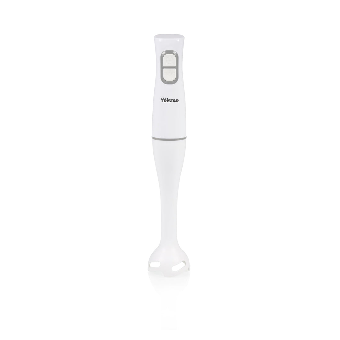 Tristar Handmixer – Extra langer Stab – 350 W Motor – Edelstahlmesser – Variable Geschwindigkeitsein