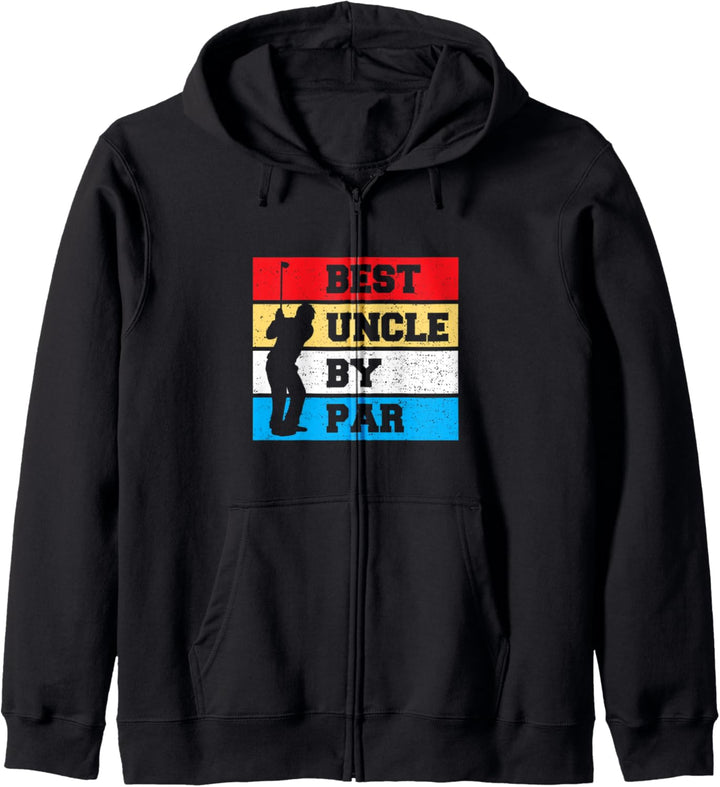Onkel: Best Uncle By Par - Golf Sprüche Kapuzenjacke
