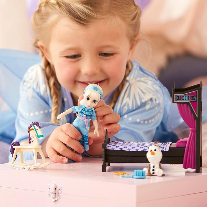 Disney Store Offizielles ELSA Minipuppen-Spielset, Die Eiskönigin - Völlig unverfroren, Once Upon a