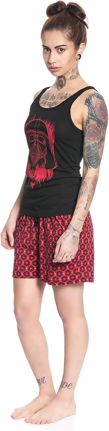 Star Wars Darth Vader Pyjama schwarz/rot XS
