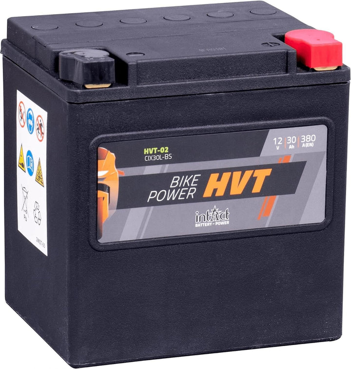 intAct - HVT MOTORRADBATTERIE | Batterie für Roller, Motorrad, Rasentraktor. Wartungsfreier & auslau