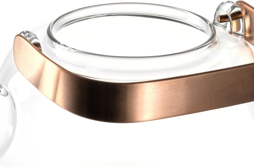 LEONARDO HOME Tè per Te Teekanne mit herausnehmbarem Siebeinsatz - Teekessel aus Glas mit Deckel und