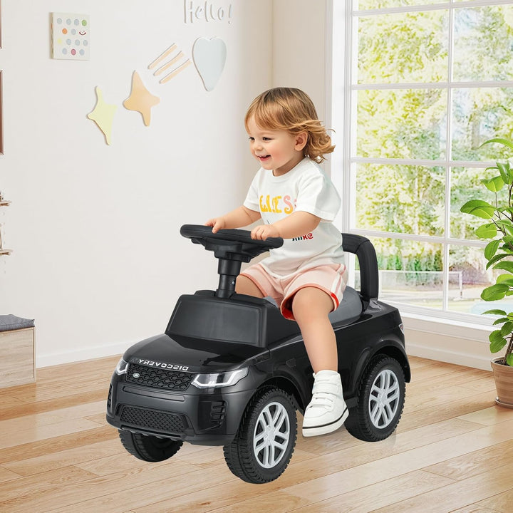 SOARS Kinder Rutschauto, Rutschfahrzeug mit Lenkrad, Hupe, rutschfesten Rädern, verstecktem Stauraum
