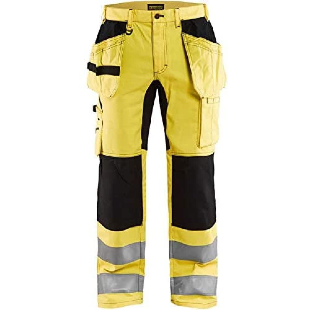 Blaklader 15521811 Hochsichtige Hose mit Stretch, gelb/ schwarz, grootte C148 C148 Yellow / Black, C