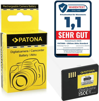 PATONA Akku A7a A14 (14.000mAh) kompatibel mit Arlo Pro-3 Floodlight (FB-1001) - Arlo Pro 4 XL - Arl