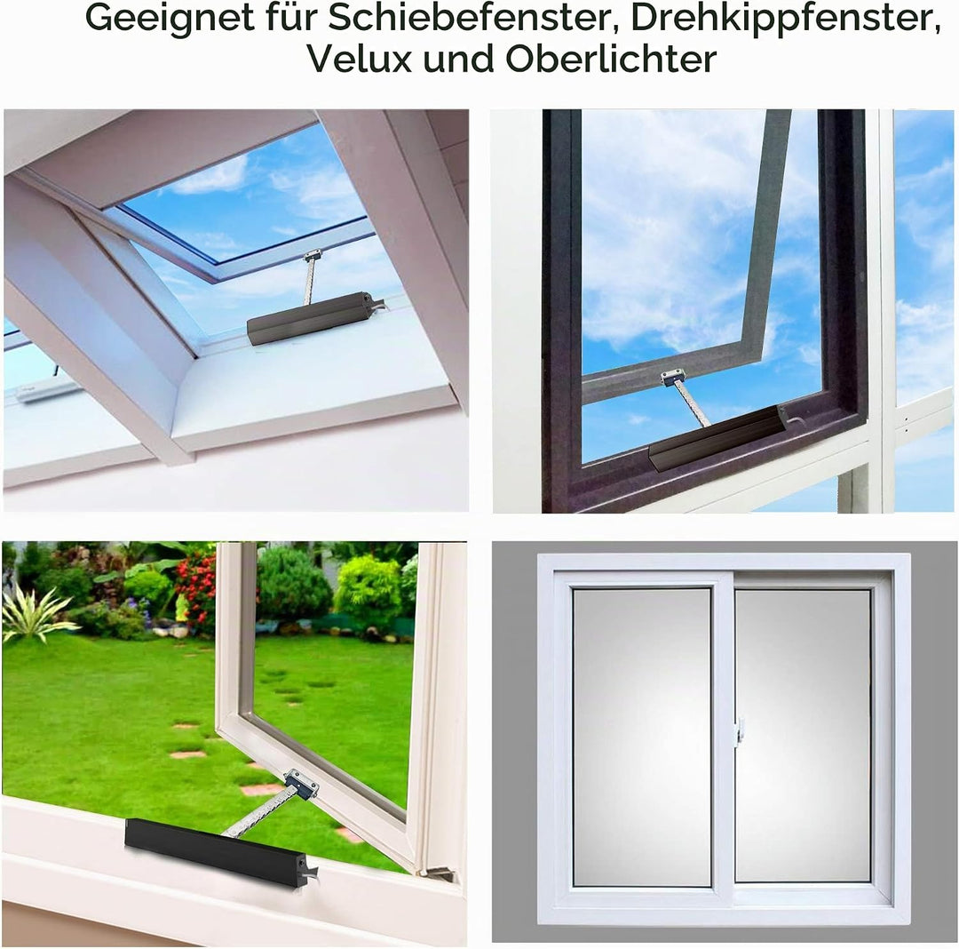 PALMAT – Elektronischer Fensteröffner mit Kettenantrieb, Geeignet für Schiebe-, Flügel- und Dachfens