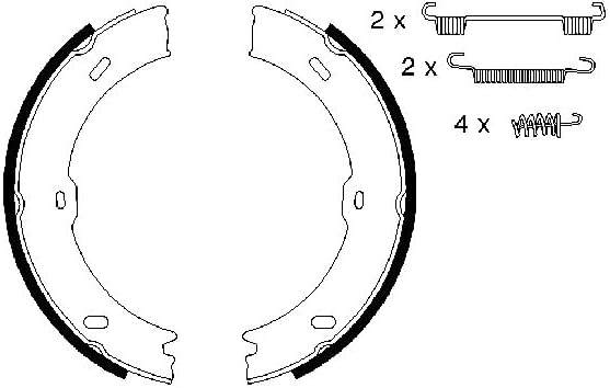Bosch 986487720 Bremsbacke
