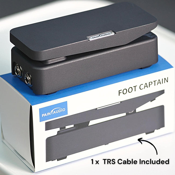 Paint Audio Foot Captain Dual Outputs Expression Pedal, Multi-Effekt-kompatibel für Tip/Ring-Verbind