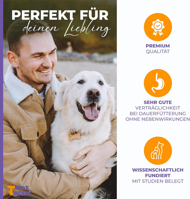 TanzTatze® bioaktive Kollagenpeptide für Hund und Katze – Gelenkpulver auch als Vorsorge – gut vertr