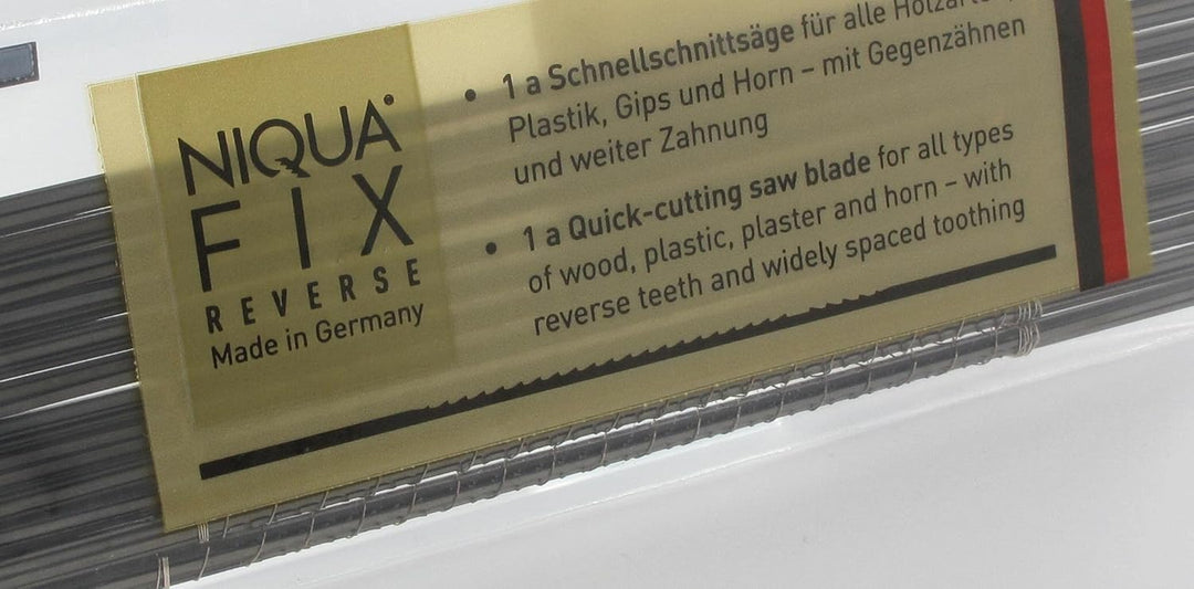 Holzlaubsägeblätter NIQUA FIX REVERSE Nr: 5 / Gros