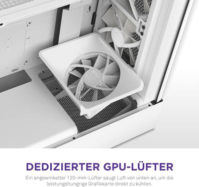 NZXT H5 Flow RGB - CC-H51FW-R1 - ATX Mid-Tower Gaming PC-Gehäuse - USB-C Port - Mesh Front- & Temper