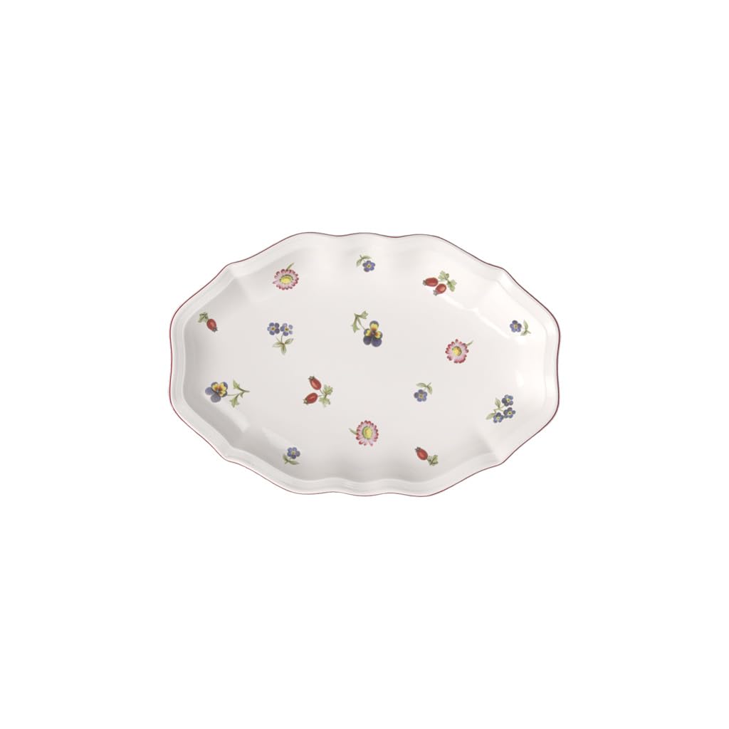 Villeroy und Boch Petite Fleur Beilagenschale, Premium Porzellan, 24 cm