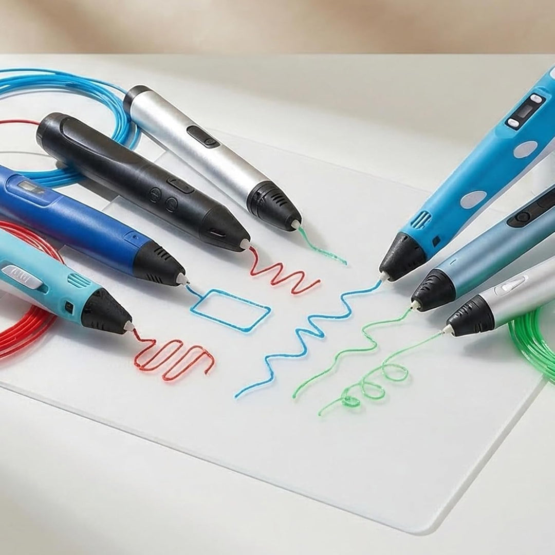 BESPORTBLE 30 Stück 3D Stift Zeichenmatte aus Transparentem Hitzebeständigem PVC mit Präziser Nachze