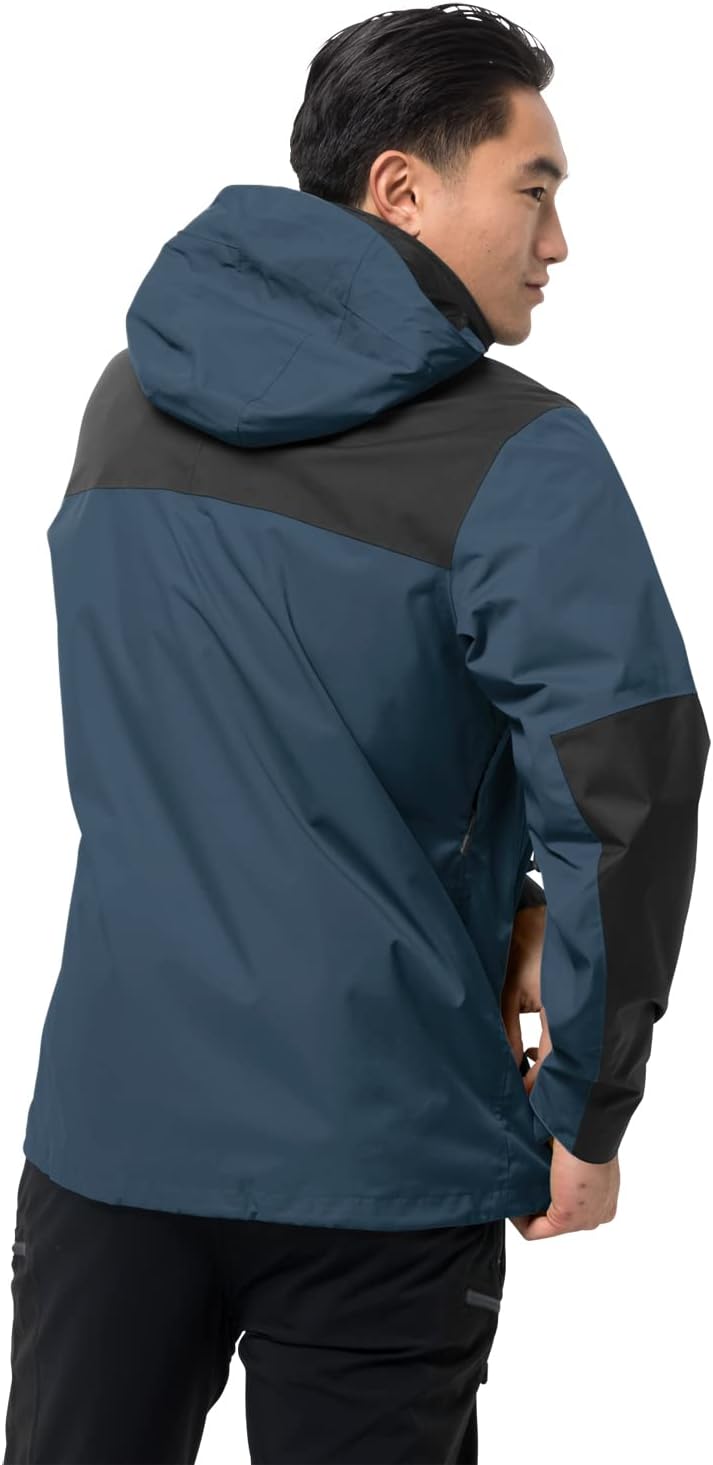 Jack Wolfskin Herren Jasper Flex Men Wetterschutzjacke S thunder blue, S thunder blue