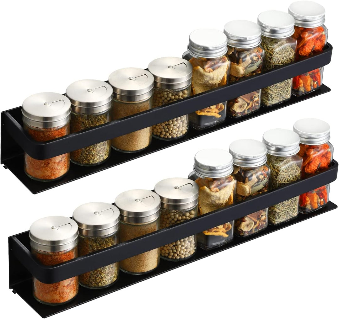 KES Gewürzregal Wand Gewürzhalter Gewürz Organizer Küche Gewürz Aufbewahrung Küchenregal Gewürze 40