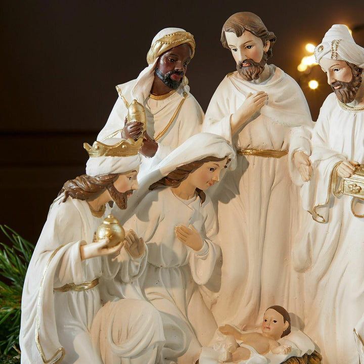 Loberon® Krippenfigur Kanem, feine Handbemalung, Weihnachtsgeschichte, Weihnachtsfiguren, Weihnachts