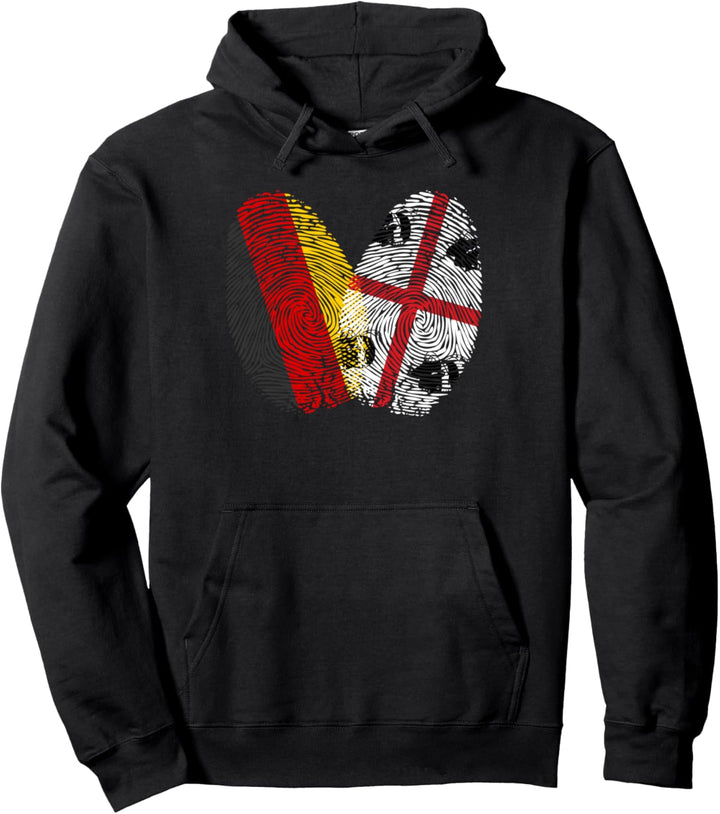 Sarden Fingerabdruck Sardegna Sardinien Pullover Hoodie