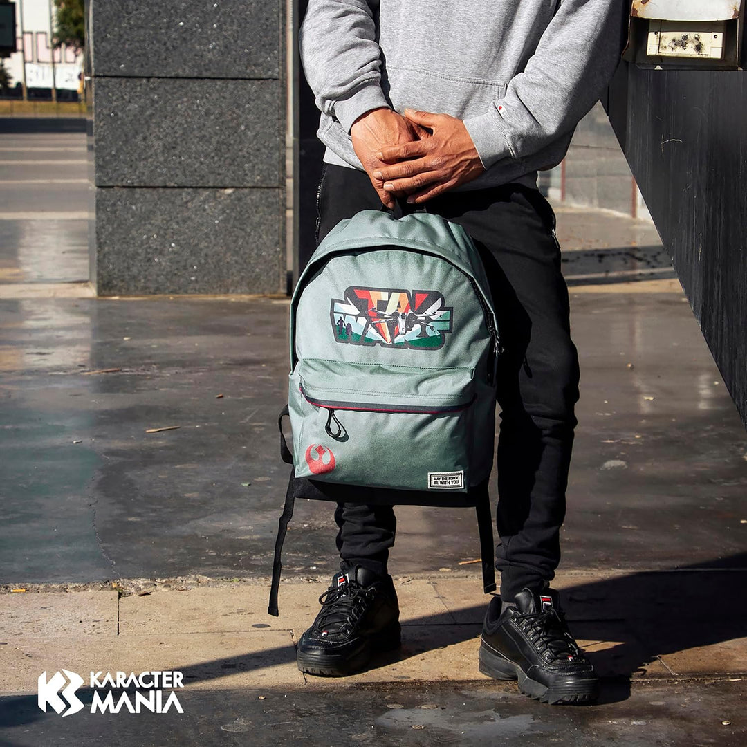 Star Wars Vintage-FAN HS Rucksack, Militärgrün
