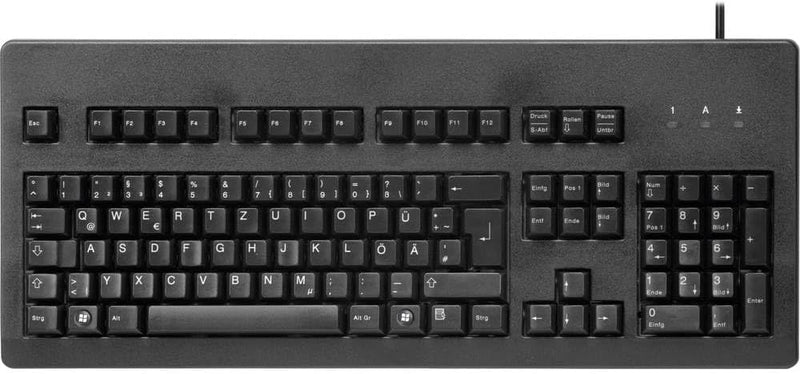 CHERRY G80-3000, Deutsches Layout, QWERTZ Tastatur, kabelgebundene Tastatur, mechanische Tastatur, C