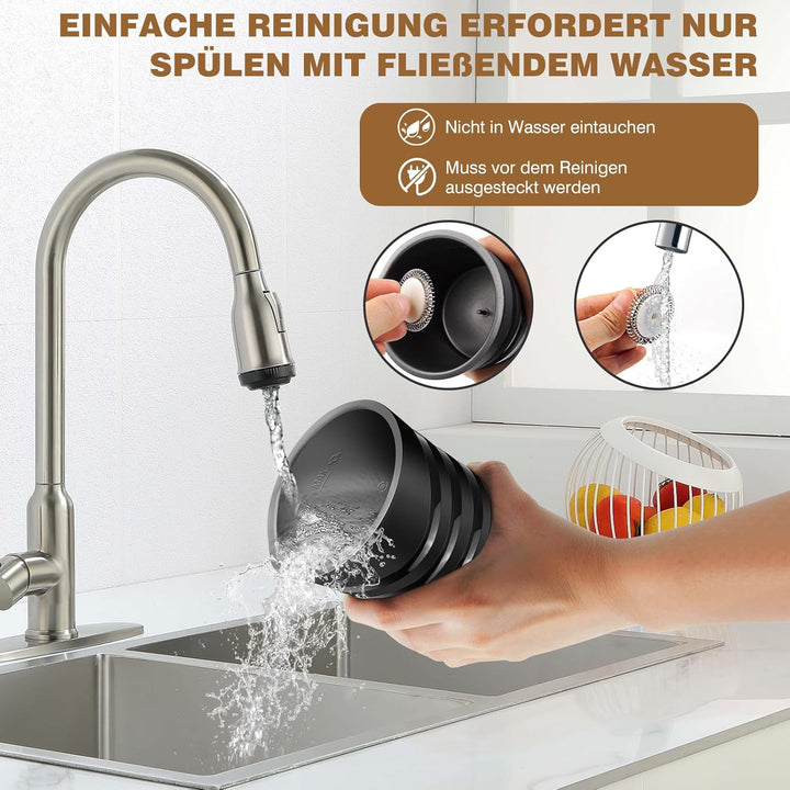Milchaufschäumer Elektrisch 4 in 1 - Automatische Milchschäumer 600ml Grosses Fassungsvermögen Milch