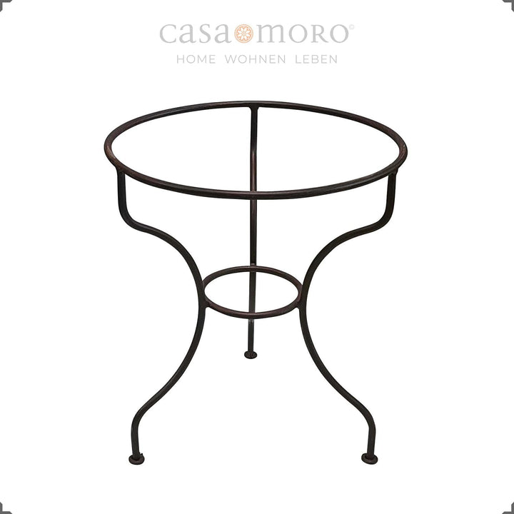 Casa Moro Terrassentisch Rund – Fliesentisch Gartentisch Mosaiktisch | Balkontisch, Beistelltisch Au