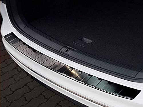 Ladekantenschutz aus Edelstahl in anthrazit mit 3D Abkantung passend für VW Tiguan ab 4/2016-1/2024/
