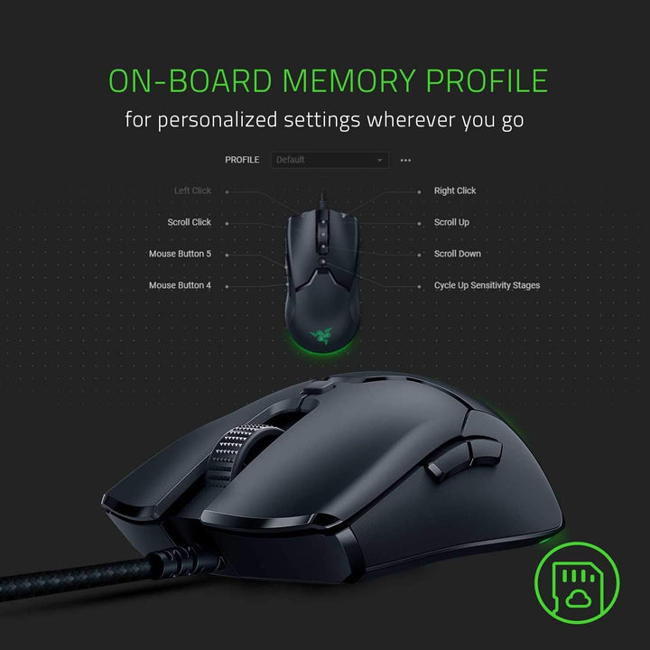 Razer Viper Mini Ultralight Gaming Mouse - Schnellste Gaming Switches - 8500 DPI Optischer Sensor -