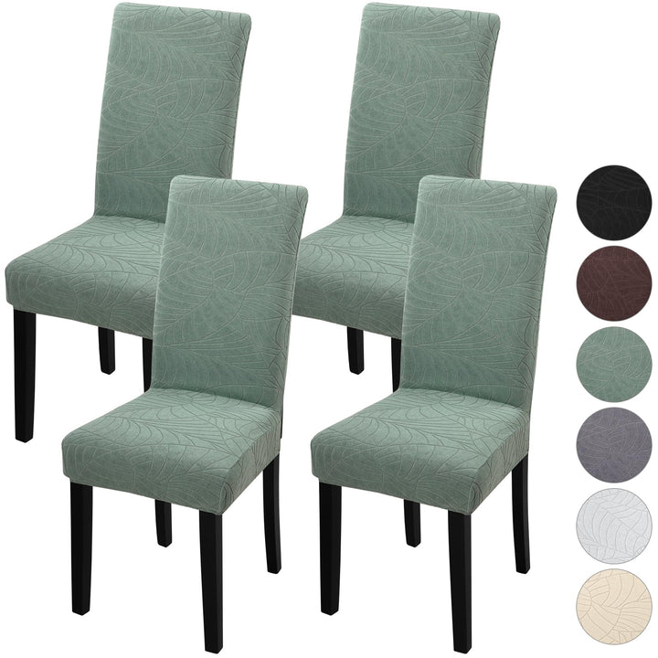 Fuloon Stuhlhussen 4er Set,Universal Stretch Stuhlbezug Moderne Stuhlüberzug Elastische Abnehmbar Wa