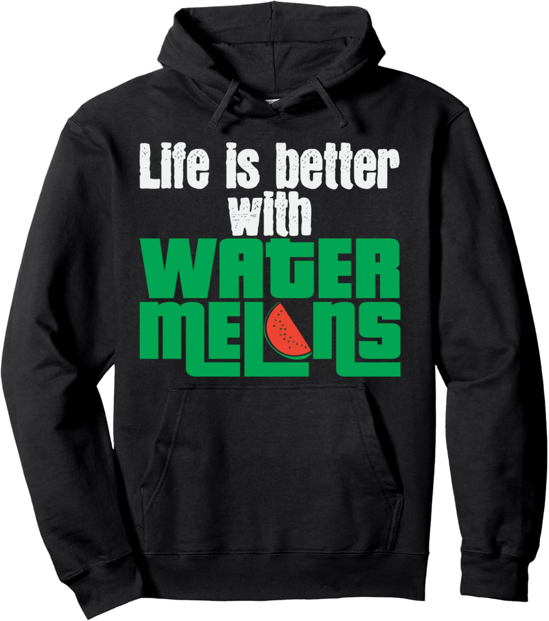 Melonen Spruch Wassermelone Wassermelonen Pullover Hoodie