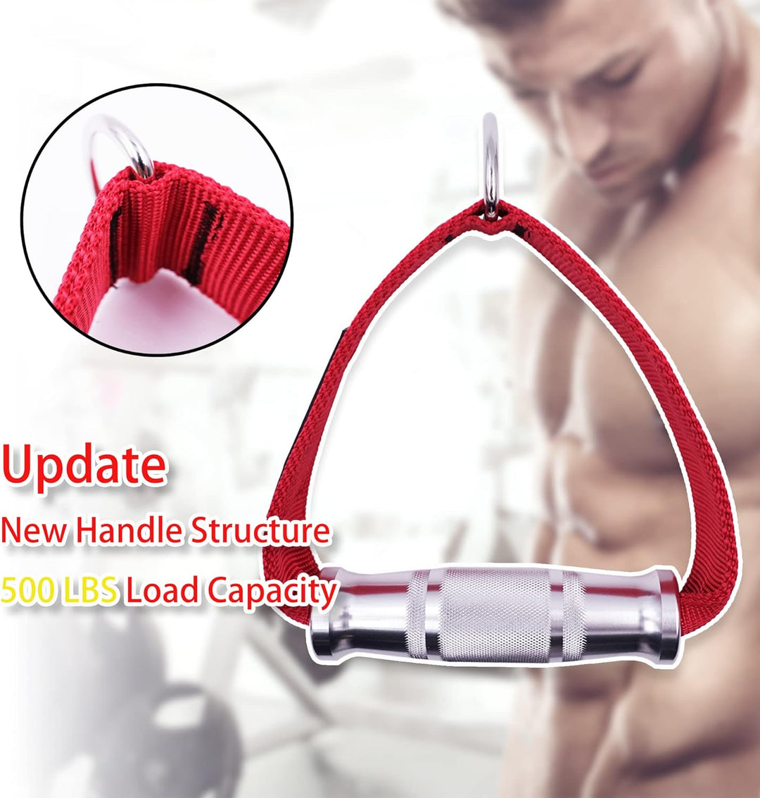 J Bryant Fitness Resistance Band Handle Cable Machine Attachment for Pulley Machine Heavy Duty Metal