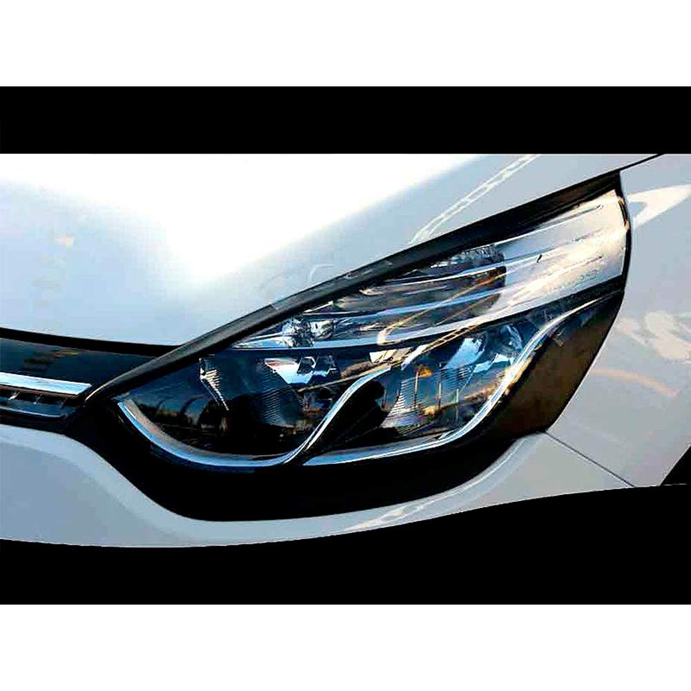 Satz Scheinwerferblenden kompatibel mit Renault Clio IV 2012- - Oberseite (ABS)