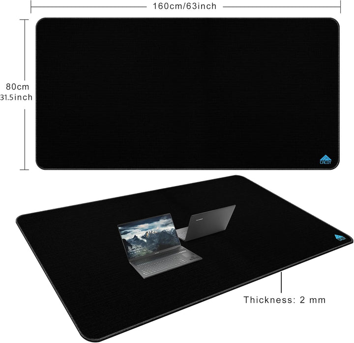 Cacoy 1600x800 mm XXXL Übergrösse Gaming Mauspad, Verlängertes Grosses Mauspads Schreibtischauflage