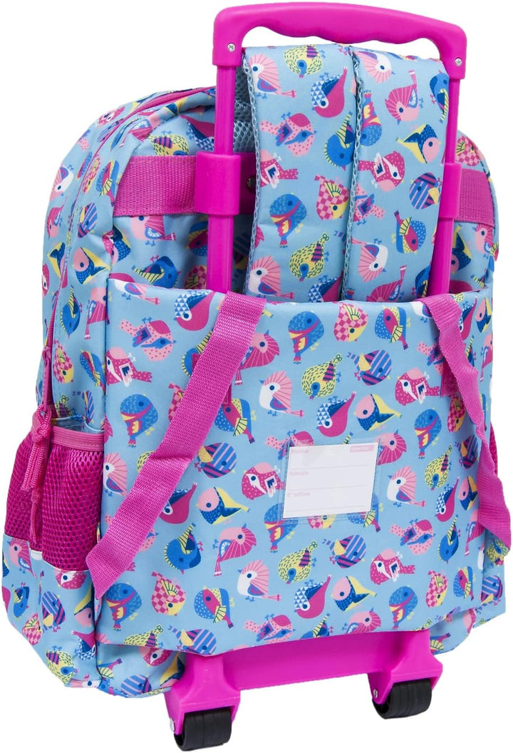 OFITURIA Schulrucksack für Kinder, kompakt, abnehmbarer Griff, bestehend aus einer Fronttasche und e