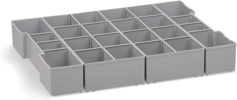 Werkzeugkoffer Einsatz | L-BOXX 102 Insetboxen-Set | K3 Einsätze mit Deckenpolster | Sortierboxen fü