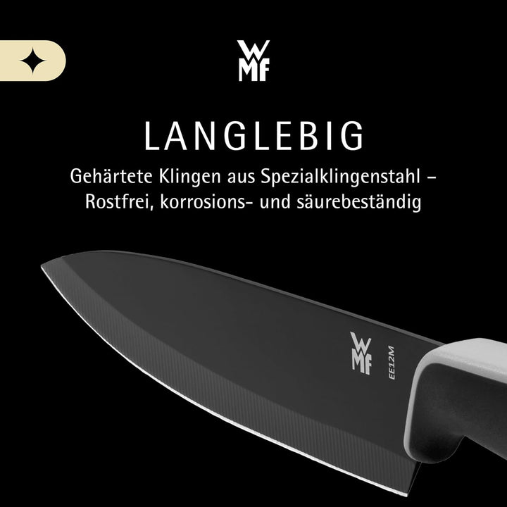 WMF Touch Messerset 2-teilig – scharfes Küchenmesser-Set aus Spezialklingenstahl, antihaftbeschichte