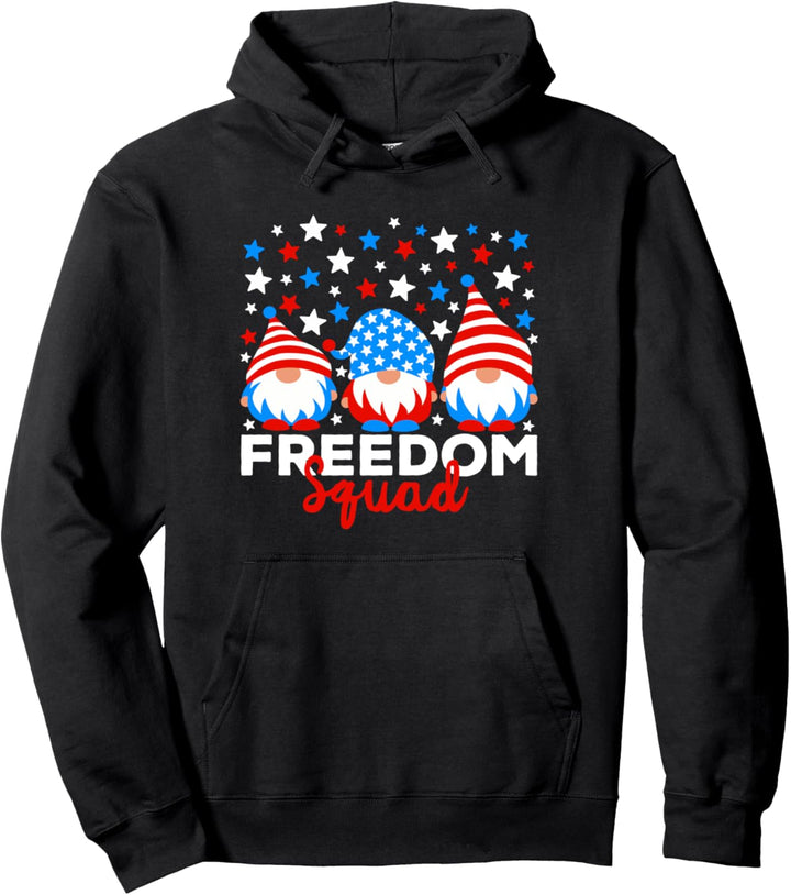 Freedom Squad Zwerg für Damen, Herren, Teenager, Mädchen, Kinder, USA, Urlaub Pullover Hoodie