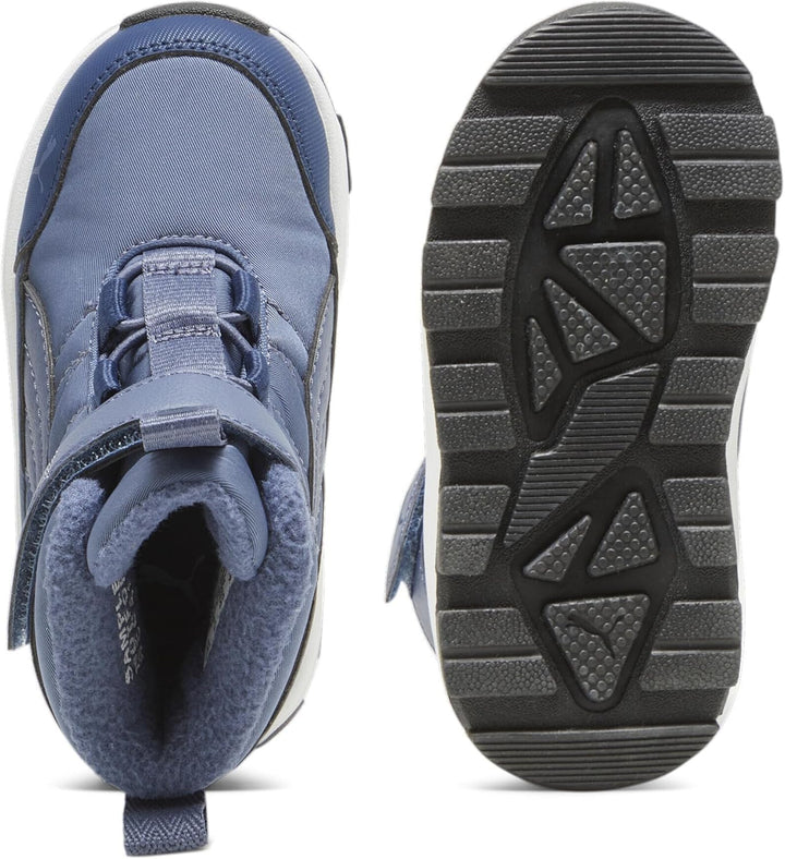PUMA Unisex Kinder Evolve Boot Ac+ Inf Sneaker 21 EU Inky Blue Persisch Blau Puma Weiss, 21 EU Inky