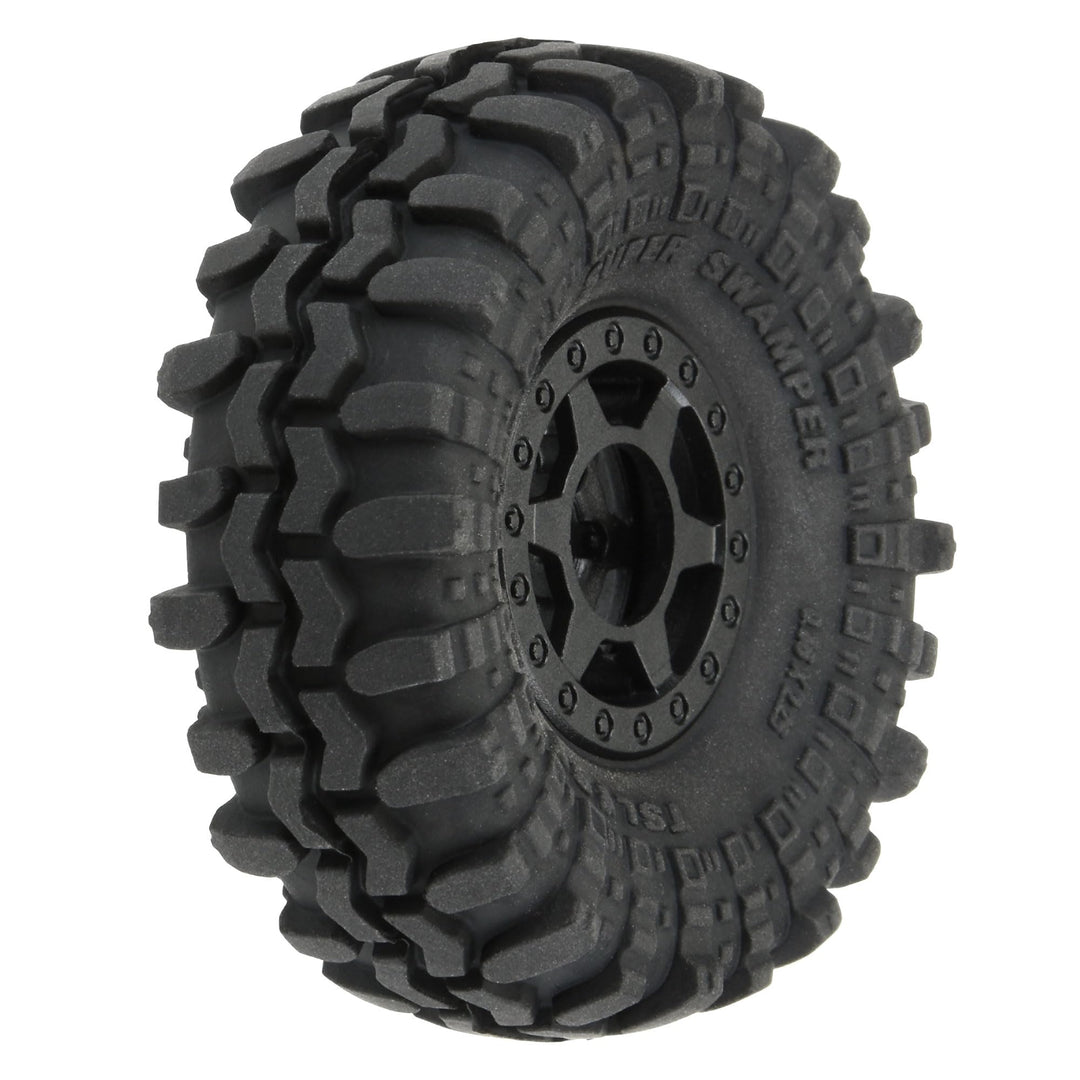 Pro-line Racing 1/24 Super Swamper F/R 1.0 Reifen MTD 7 mm Schwarz 4 PRO1021410, Small
